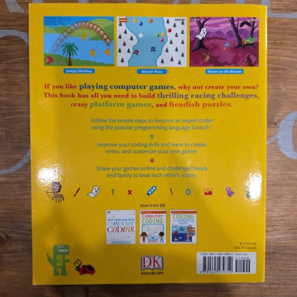 Coding Games in Scratch,‎ Paperback by Woodcock, Jon; Dorling Kindersley, Inc